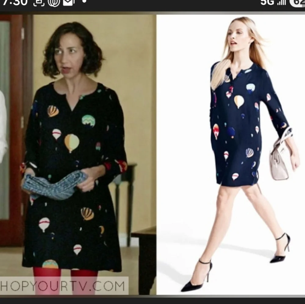 Kate Spade Hot Air Balloon Printed Dress